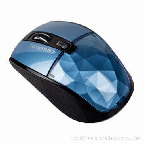 2.4G wireless diamond mouse with 1600dpi IR sensor high resolution, 10m working distance